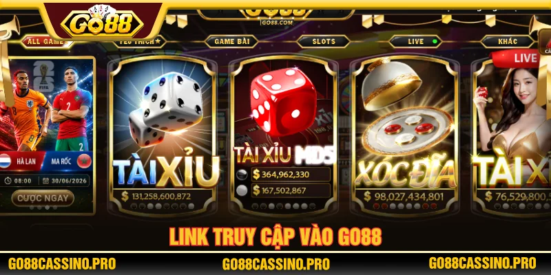 Link truy cập chính thức vào GO88