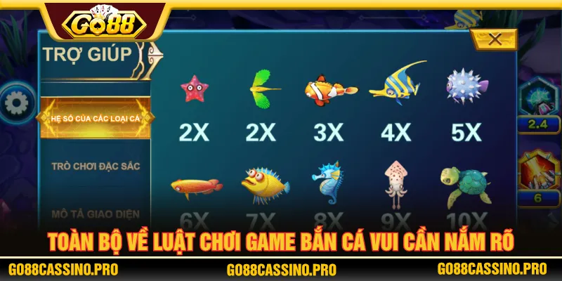 Người tham gia được lựa chọn các chế chơi ngay tại GO88