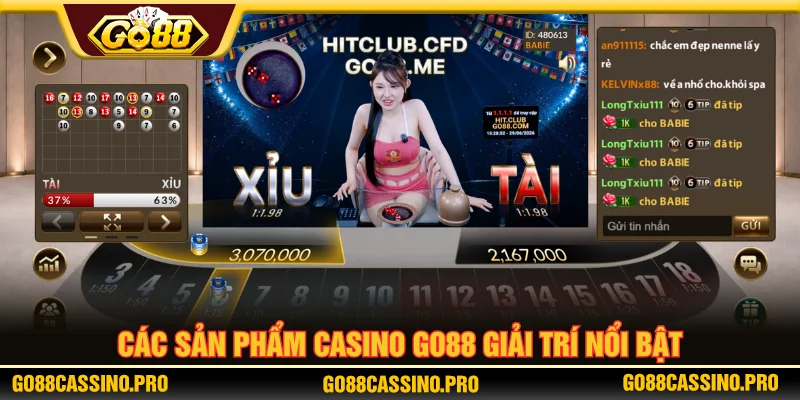 Siêu phẩm Casino GO88 đang được săn đón